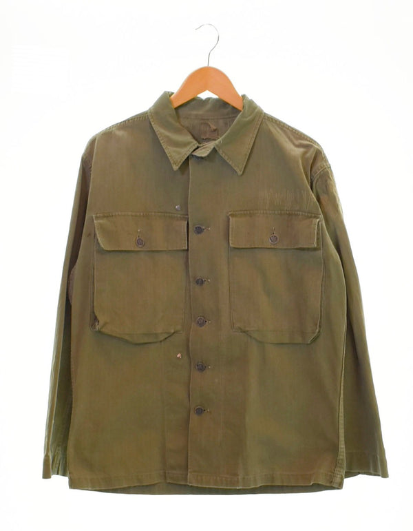 ミリタリーアイテム military items 40s 40's 40年代 US ARMY M-43 HBT ヘリンボーン 13スター  コート カーキ 103MT-1508