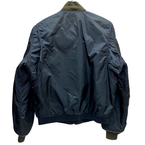 【曜日割引対象外】 ミリタリー MILITARY 90's SPIEWAK G-8 Flight Jacket WEP USA製 ゴンズ ジャケット ネイビー 38サイズ 201MT-4855 VB