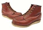 レッドウィング RED WING 6-INCH CLASSIC MOC 6インチ クラシック モック USA製 赤茶 8875 メンズ靴 ブーツ ワーク ブラウン 9E 104-shoes387