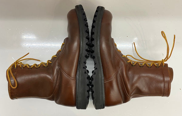【曜日割引対象外】 ダナー Danner 90's Hunting Work Leather Boots USA製 GORE-TEX 63500 メンズ靴 ブーツ ワーク ブラウン 26.5cmサイズ 201-shoes1317 VB