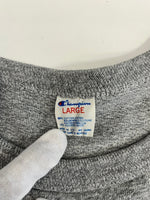 チャンピオン Champion 80s～ ヴィンテージ Vintage トリコタグ リバースウィーブ REVERSE WEAVE US古着 ノートルダム大学 カレッジプリント   Tシャツ グレー Lサイズ 101MT-4529