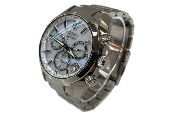 セイコー SEIKO ASTRON アストロン GPS SOLAR 中留 10気圧防水 腕時計 ウォッチ 銀 5X53-0AJ0 メンズ腕時計シルバー 104T-26
