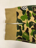 ア ベイシング エイプ A BATHING APE Shark Full Zip Hoodie シャーク フルジップ フーディ 001ZP1801011M パーカ カーキ Mサイズ 101MT-4263