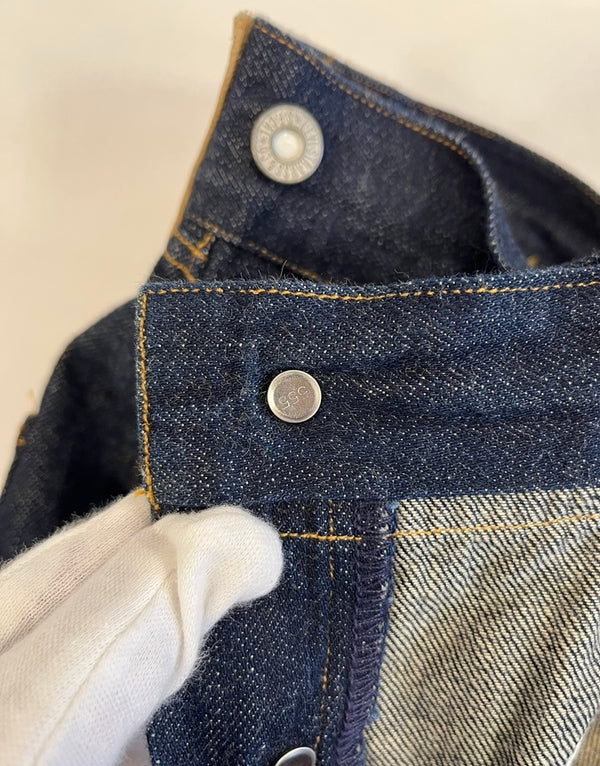 リーバイス Levi's 125周年モデル 501 1st 復刻  ボタン裏555 バレンシア シンチバック アメリカ製 125-0024 デニム ネイビー W33×L36 101MB-716