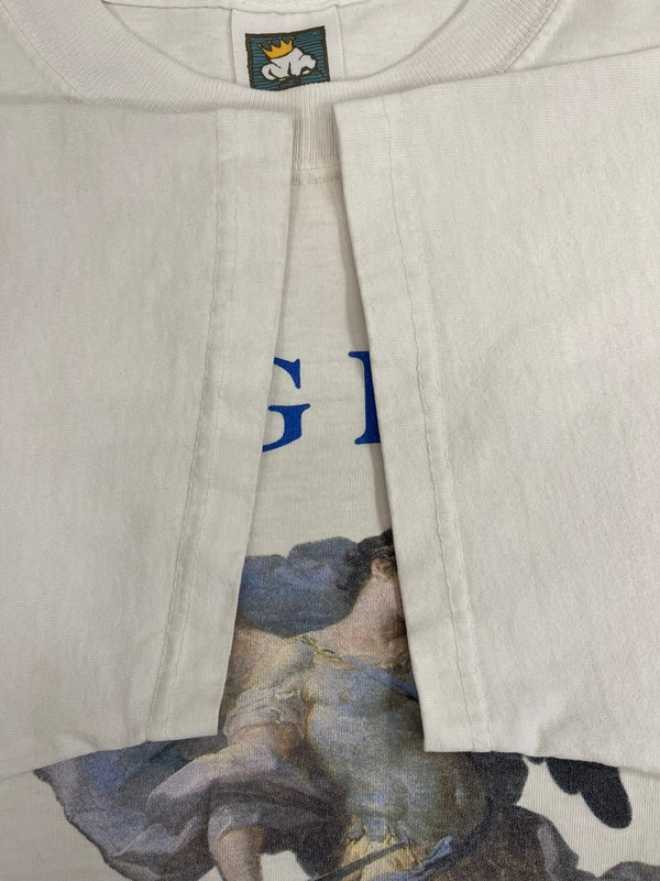 US古着 US古着 90s ヴィンテージ vintage  Saint louis art museum Angels セントルイス美術館 エンジェル 白 プリント Tシャツ ホワイト Lサイズ 101MT-4519