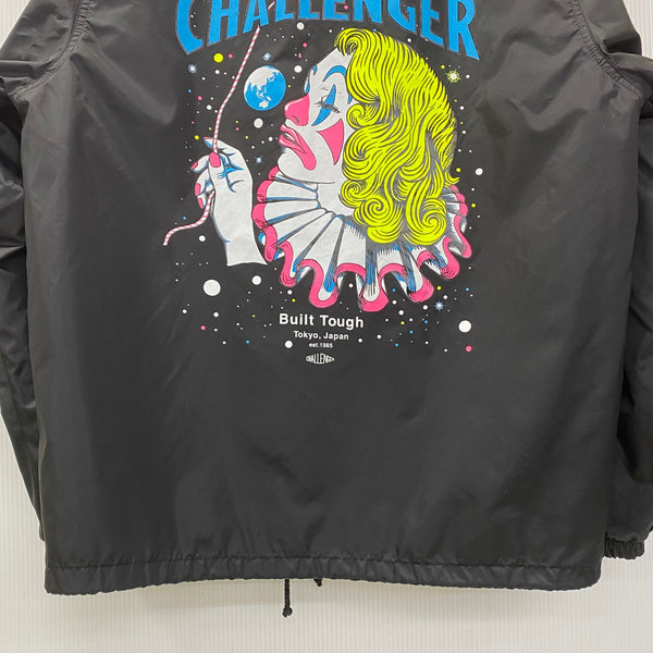 チャレンジャー CHALLENGER END WAR COACH JACKET コーチジャケット ナイロン 裏ボア ジャケット ブラック Mサイズ 201MT-3219