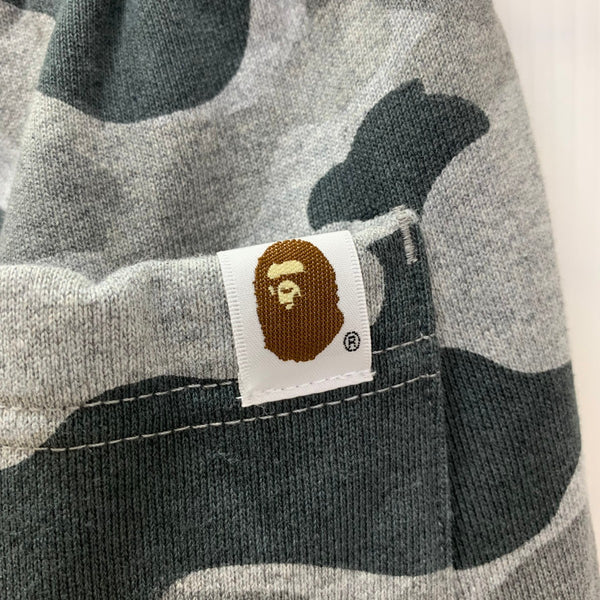 ア ベイシング エイプ A BATHING APE Heather Gray Camo Sweatpants 001PTK801006M ボトムスその他 グレー Mサイズ 201MB-884