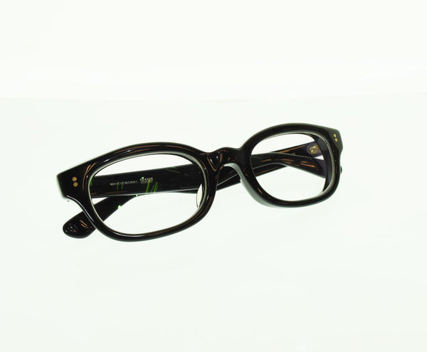 エフェクター EFFECTOR × NEIGHBORHOOD ネイバーフッド コラボ  TRAMP トランプ NH EYEWORKS ※度入り 眼鏡・サングラス 眼鏡 ブラック 103G-131