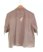 マーガレットハウエル MHL. chambray shirt 半袖シャツ オープンカラーシャツ  595-4152509 半袖シャツ ベージュ 2 103LT-105