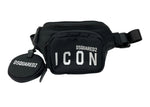 ディースクエアード DSQUARED2 ICON Belt Bag アイコン ベルト バッグ ウエストポーチ バッグ ボディバッグ ショルダー 黒 バッグ メンズバッグ ボディバッグ・ウエストポーチ ロゴ ブラック 104B-75