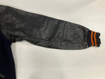 ヴィンテージ vintage 50's 50年代 KING-O-SHEA 襟付き スタジャン バーシティジャケット 袖レザー VARSITY JACKET スタジアム ジャケット ネイビー 101MT-5081