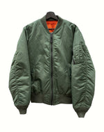 アビレックス AVIREX MA-1 COMMERCIAL FLIGHT JACKET フライト ジャケット リバーシブル アウター ブルゾン 緑 6102170 ジャケット 無地 カーキ Lサイズ 104MT-908