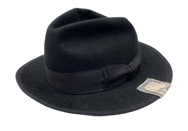 ザエイチダブリュードッグアンドコー THE H.W.DOG&CO. POINT-H ポイント ハット ティアドロップ型 中折れ リボン トラベル 帽子 黒 D-00008 帽子 メンズ帽子 ハット ロゴ ブラック 104H-44