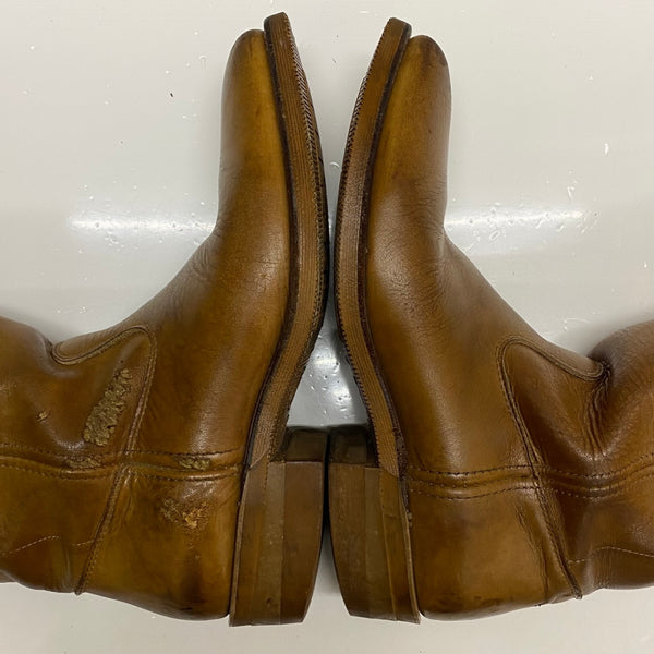 【曜日割引対象外】 チペワ CHIPPEWA ブーツ ウエスタンブーツ 26790 メンズ靴 ブーツ ペコスタイプ ブラウン 8 1/2Dサイズ 201-shoes1347 VB