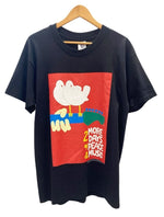 ヴィンテージ VINTAGE  ITEM 90s 90's ヴィンテージ WOOD STOCK Music Festival Shirt ウッドストックミュージックフェスティバル フェスT US古着 袖シングル Tシャツ プリント ブラック Lサイズ 101MT-2293