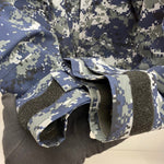 【曜日割引対象外】 ミリタリー MILITARY US.NAVY GORE-TEX WORKING PARKA デジタルカモ 8415-01-539-9872 ジャケット ブルー Mサイズ 201MT-4438 VB