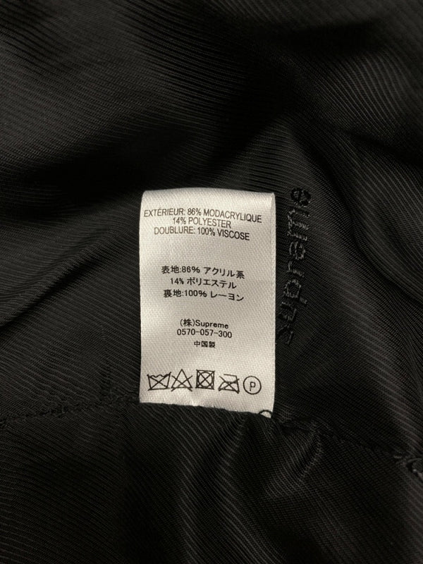 シュプリーム SUPREME 18SS Faux Fur Bomber Jacket フェイク ファー ボンバー ジャケット コート アウター 茶色 ジャケット ロゴ ブラウン Lサイズ 104MT-623