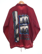 エムアンドエム M&M CUSTOM PERFORMANCE カスタムパフォーマンス COACH JACKET コーチ ジャケット ナイロン ジャケット ワインレッド Lサイズ 103MT-2398