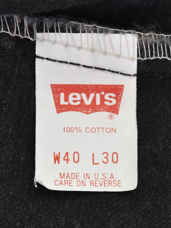 リーバイス Levi's 90s 505-0260 後染めブラック Made in USA 90's USA製 デニム ブラック 40/30 103MB-659