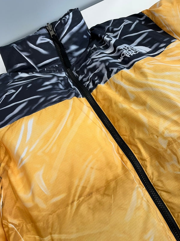 シュプリーム SUPREME 23SS ×THE NORTH FACE Printed Nuptse Jacket ノースフェイス プリンテッド ヌプシ ダウンジャケット ND02300I ジャケット イエロー Mサイズ 101MT-4414