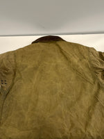 バブアー BARBOUR 90's 90年代 3ワラント BORDER ボーダー ワックス コットン オイルドジャケット コート VINTAGE ヴィンテージ A200 C36 ジャケット カーキ 101MT-5337