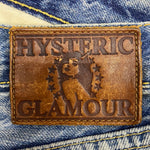 ヒステリックグラマー HYSTERIC GLAMOUR スタッズ デニム ブルー 201MB-1016