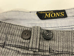 ヴィンテージ vintage 50's 50年代 EURO ユーロワーク VETEMENTS MONS ピケ ワークパンツ ごま塩 ヘリンボーン メタルフック ボタンフライ ボトムスその他 グレー - 101MB-775