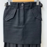 サカイ sacai 21AW Suiting Skirt 21-05784 スカート ブラック 201LB-107