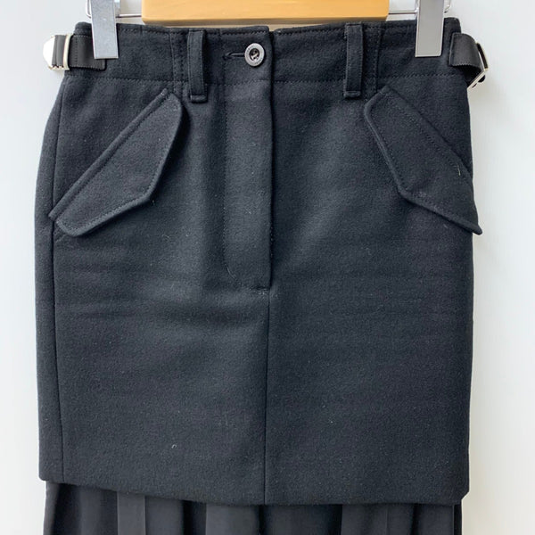 サカイ sacai 21AW Suiting Skirt 21-05784 スカート ブラック 201LB-107