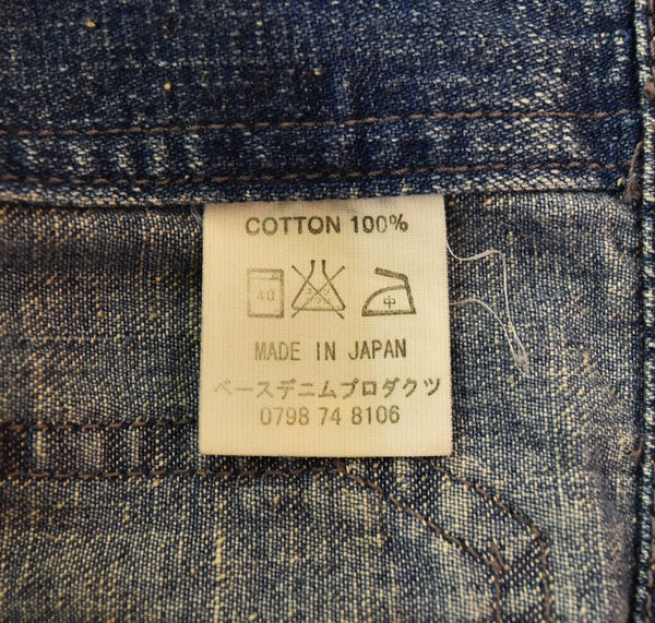 オア スロウ or slow US NAVY DENIM SHAWL COLLAR COVERALL デニム ショールカラー カバーオール VINTAGE加工 1 ジャケット ブルー 103MT-2550