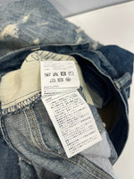 ネイバーフッド NEIGHBORHOOD SCRATCH SAVAGE サベージデニムパンツ パッチワーク ダメージデニム 211XBNH-PTM07 デニム ブルー Lサイズ 101MB-684