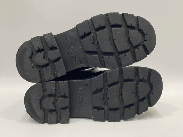 アンスクリア INSCRIRE サイドゴア レザー ブーツ レディース靴 ブーツ サイドゴア ブラック 37 24cm 601sh-64