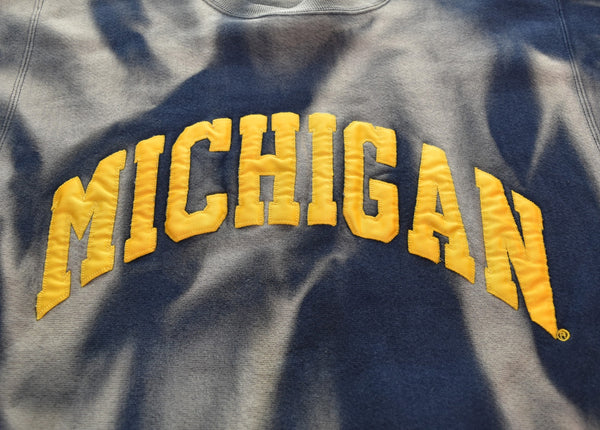 チャンピオン Champion 90s MICHIGAN REVERSE WEAVE Made in Mexico 90's ミシガン リバースウィーブ メキシコ製 ブリーチ加工 スウェット マルチカラー Lサイズ 103MT-3074