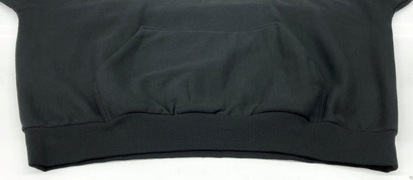 ハフ HUF LOGO APPLIQUE HOODED FLEECE ロゴ アップリケ フーディ フリース 黒 FL00229 パーカ ロゴ ブラック XLサイズ 104MT-1831