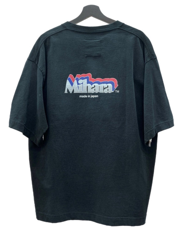 メゾンミハラヤスヒロ Maison MIHARA YASUHIRO Combined T-SHIRT コンビ Tシャツ マルチ 加工 刺繍 MMY 半袖 白 黒 A08TS671 サイズ 48 Tシャツ ロゴ マルチカラー 104MT-2343