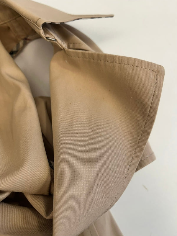 バーバリー Burberry BERBERRY LONDON ノースリーブ トレンチコート ワンピース バーバリーロンドン ノバチェック 茶 FMA08-131 コート ベージュ 40 101LT-182