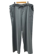 ヨーク YOKE 20SS FREE EASY PANTS フリー イージー パンツ ジップフライ ワイド ストレッチ ズボン 灰 無地 YK20SS0117P スラックス グレー Mサイズ 104MB-165