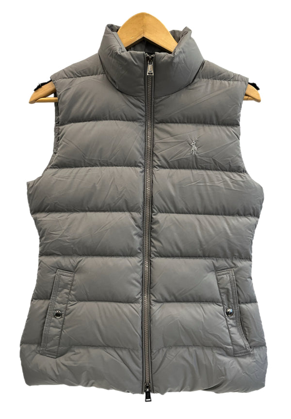 ラルフローレン RalphLauren POLO ポロ ダウンベスト ベスト グレー Sサイズ 101LT-250