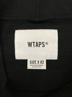 ダブルタップス WTAPS 20SS DAWN. MOCK NECK LS /TEE. モック ネック ロング スリーブ アーチ デカロゴ 長袖 黒 201ATDT-CSM34 SIZE2 ロンT ロゴ ブラック 104MT-782