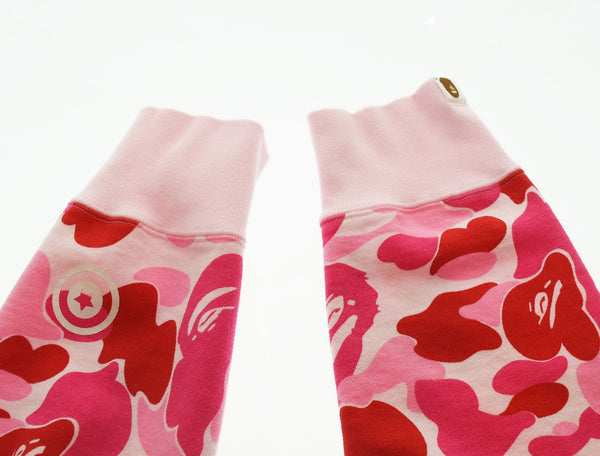 ア ベイシング エイプ A BATHING APE ABC Camo Tiger Zip Hoodie タイガー カモフラ フル ジップ フーディー  001ZPK801003M XL パーカ ピンク LLサイズ 103MT-2419