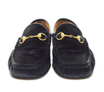 グッチ GUCCI SPORT SUEDE NERO スウェード ネロ ホースビット ローファー  110 0009 メンズ靴 ローファー ブラック 43 1/2 103S-1134