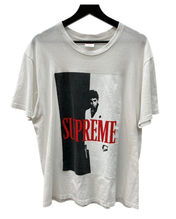 シュプリーム SUPREME Scarface Split Tee スカーフェイス スプリット Tシャツ 白 Tシャツ プリント ホワイト Lサイズ 104MT-1429
