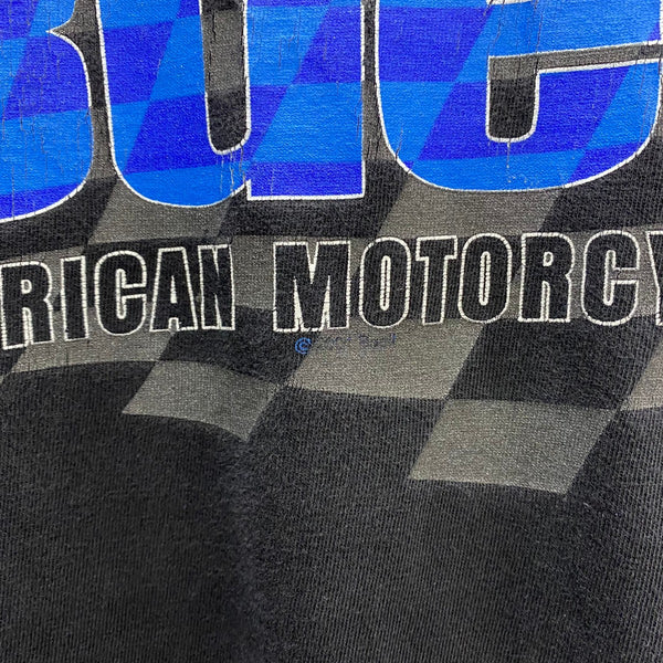 【曜日割引対象外】 ハーレーダビッドソン Harley-Davidson Buell American Motorcycles USA製 Tシャツ ブラック XLサイズ 201MT-4098 VB