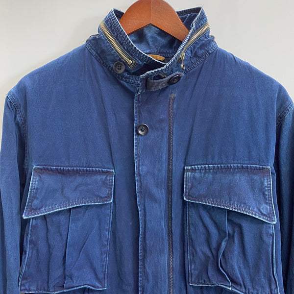 【曜日割引対象外】 キャピタル KAPITAL Kountry M-65 フィールドジャケット 藍染め ジャケット ネイビー 3サイズ 201MT-3568 VB