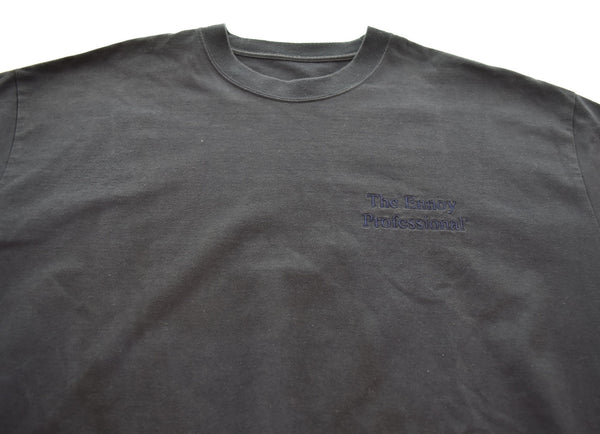 ザ エンノイ プロフェッショナル the ennoy professional Hem Rib Tee半袖カットソー SS23BRENCT08NTL Tシャツ ネイビー Lサイズ 103MT-2966