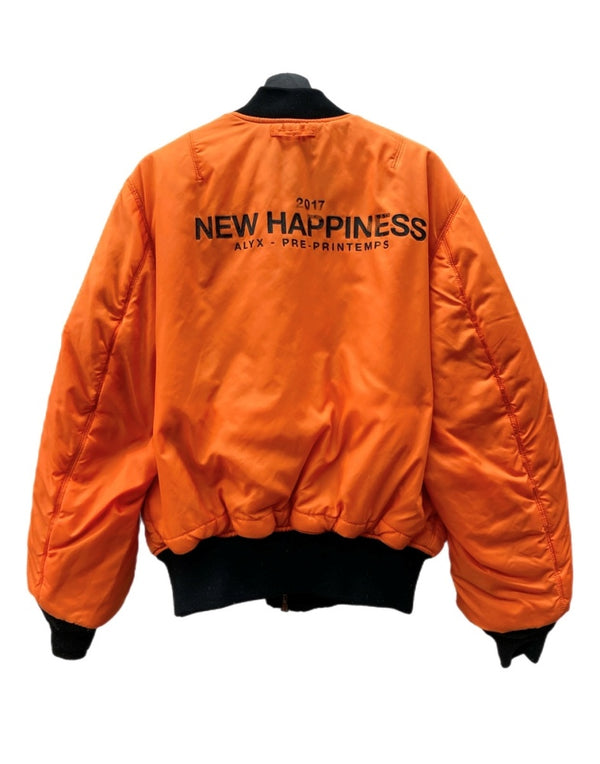 アリクス ALYX × ALPHA INDUSTRIES アルファ REVERSIBLE MA-1 JACKET リバーシブル ジャケット ボンバー フライト アウター 黒 912424 ジャケット 無地 ブラック Lサイズ 104MT-1978