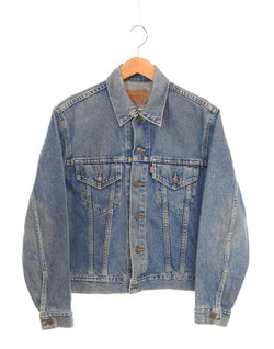 リーバイス Levi's 90s 70505-0217 デニムトラッカージャケット Made in USA 90's USA製 ボタン裏715 38 ジャケット ブルー 103MT-3560