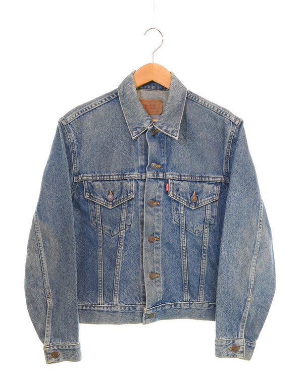 リーバイス Levi's 90s 70505-0217 デニムトラッカージャケット Made in USA 90's USA製 ボタン裏715 38 ジャケット ブルー 103MT-3560
