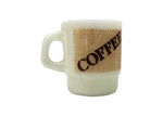 ファイアーキング Fire-King 70s 80s Coffee Stacking Mug コーヒー スタッキング マグ USA製 耐熱 マグカップ 白 その他 総柄 ホワイト 104Z-25