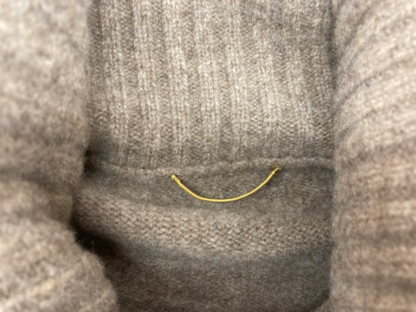 ドゥーズィエムクラス Deuxieme Classe 20AW ミドルゲージ タートルネック ニット WOOL ウール 毛 日本製 チャイロ BROWN 茶色 20-080-500-7050-3-0 セーター 無地 ブラウン Fサイズ 104LT-262